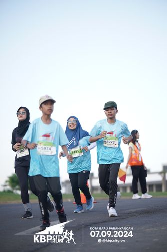 Race photo from KBP City Run 2024