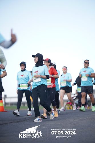 Race photo from KBP City Run 2024