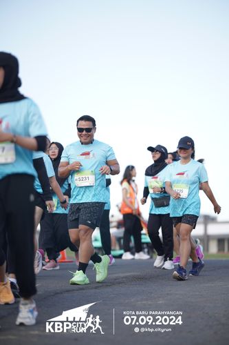 Race photo from KBP City Run 2024