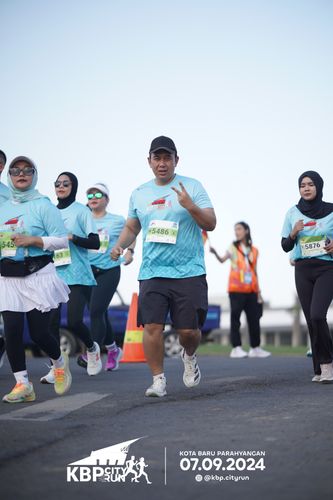 Race photo from KBP City Run 2024