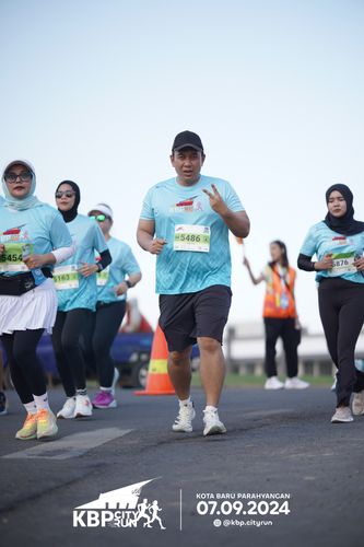 Race photo from KBP City Run 2024