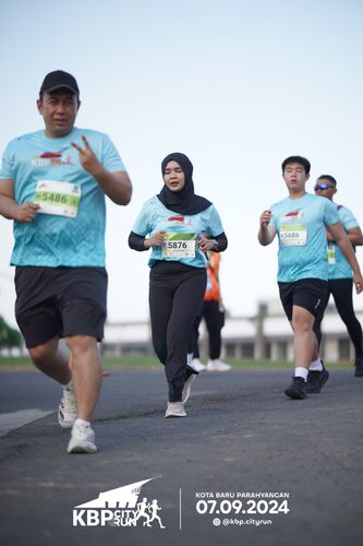 Race photo from KBP City Run 2024