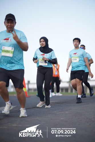 Race photo from KBP City Run 2024