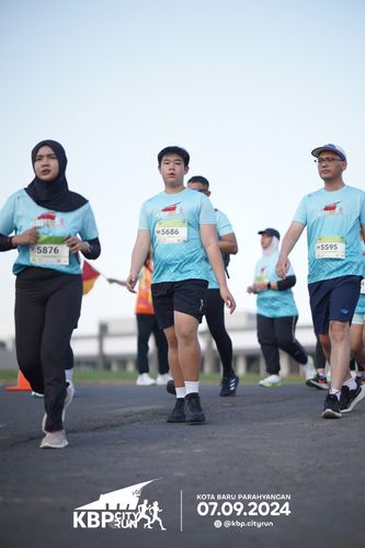Race photo from KBP City Run 2024