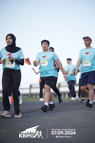 Race photo from KBP City Run 2024