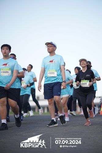 Race photo from KBP City Run 2024