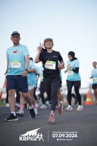 Race photo from KBP City Run 2024