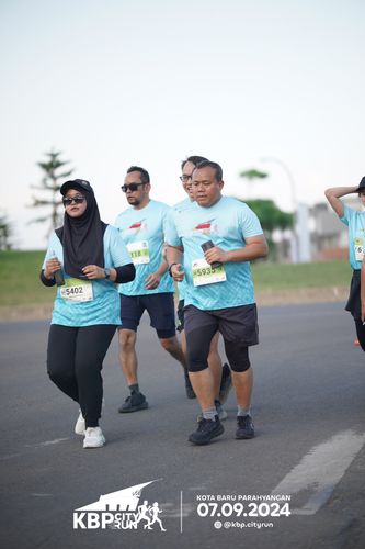 Race photo from KBP City Run 2024