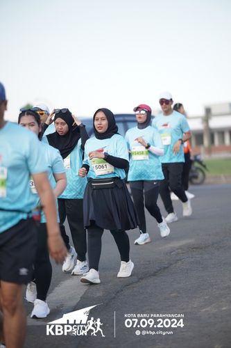Race photo from KBP City Run 2024