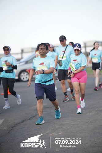 Race photo from KBP City Run 2024