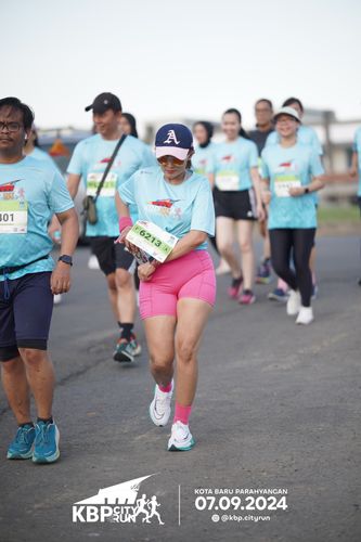 Race photo from KBP City Run 2024
