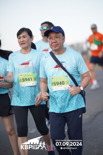Race photo from KBP City Run 2024