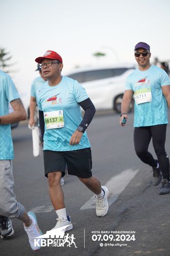 Race photo from KBP City Run 2024