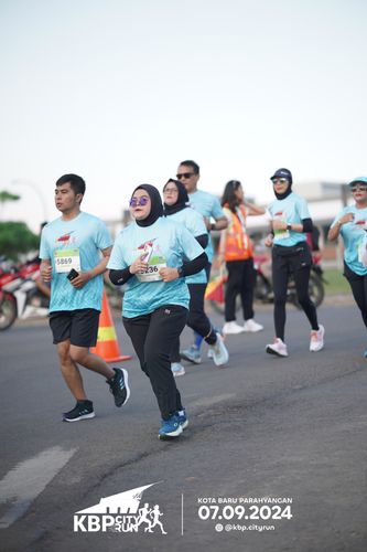 Race photo from KBP City Run 2024