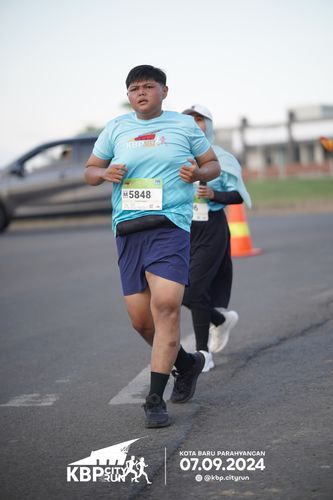 Race photo from KBP City Run 2024
