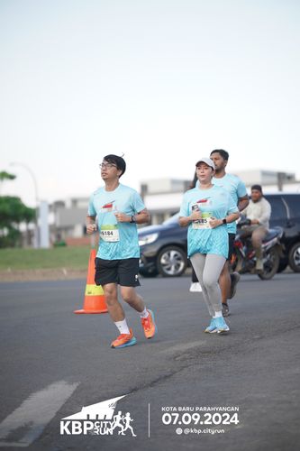 Race photo from KBP City Run 2024