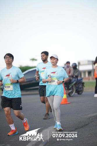 Race photo from KBP City Run 2024
