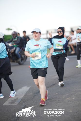 Race photo from KBP City Run 2024