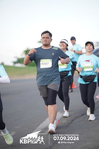 Race photo from KBP City Run 2024