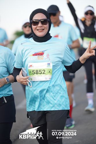 Race photo from KBP City Run 2024