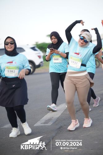 Race photo from KBP City Run 2024