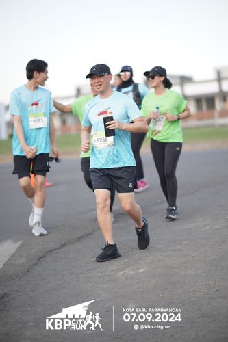 Race photo from KBP City Run 2024