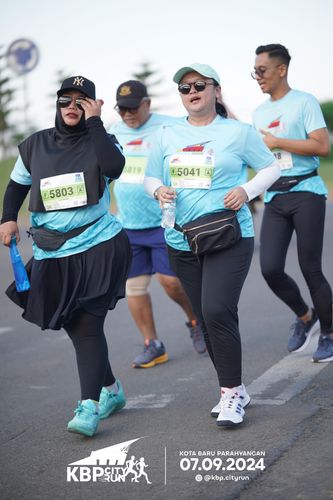 Race photo from KBP City Run 2024