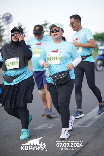 Race photo from KBP City Run 2024