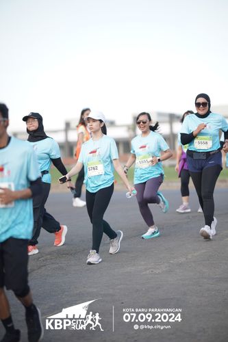 Race photo from KBP City Run 2024