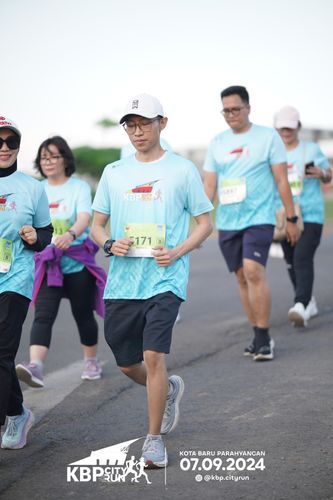 Race photo from KBP City Run 2024