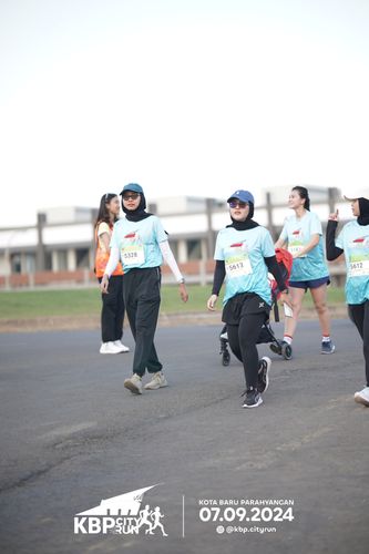 Race photo from KBP City Run 2024