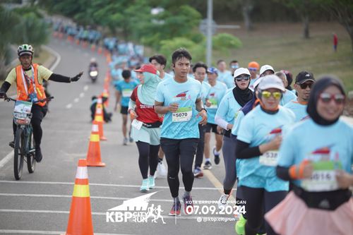 Race photo from KBP City Run 2024