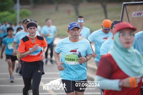 Race photo from KBP City Run 2024