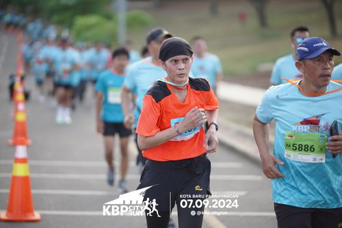 Race photo from KBP City Run 2024
