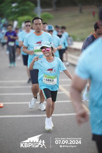 Race photo from KBP City Run 2024