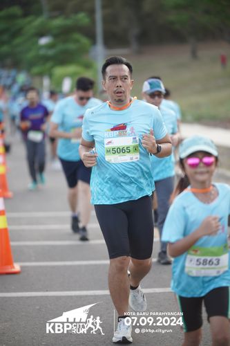 Race photo from KBP City Run 2024