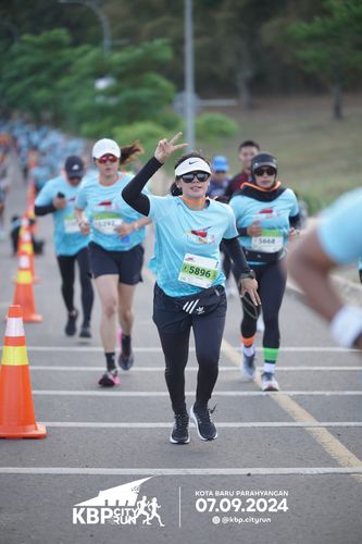 Race photo from KBP City Run 2024