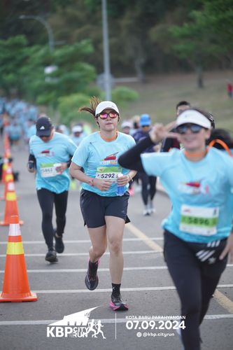Race photo from KBP City Run 2024