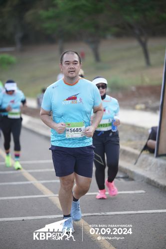 Race photo from KBP City Run 2024