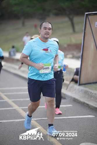 Race photo from KBP City Run 2024