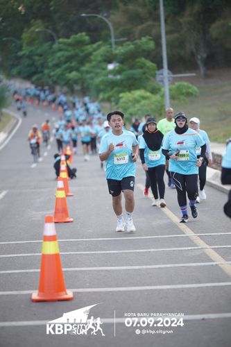 Race photo from KBP City Run 2024