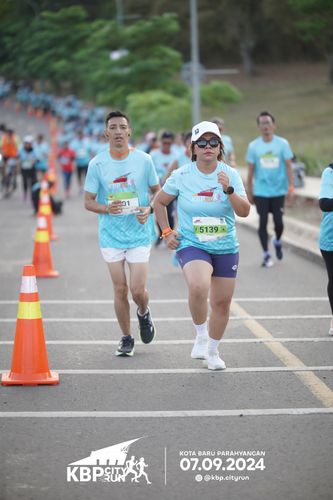 Race photo from KBP City Run 2024