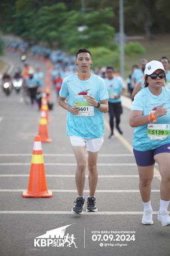 Race photo from KBP City Run 2024