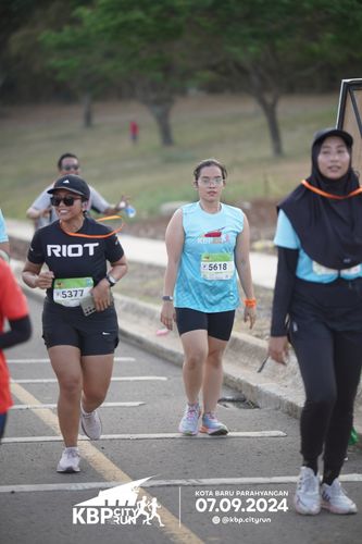 Race photo from KBP City Run 2024