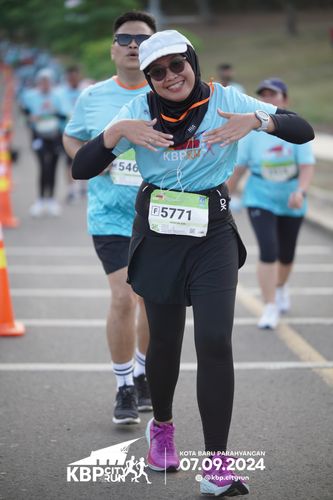 Race photo from KBP City Run 2024