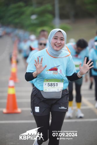 Race photo from KBP City Run 2024