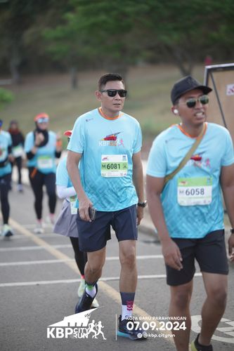 Race photo from KBP City Run 2024