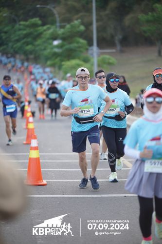 Race photo from KBP City Run 2024