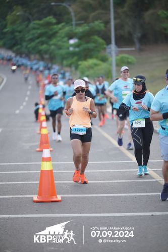 Race photo from KBP City Run 2024