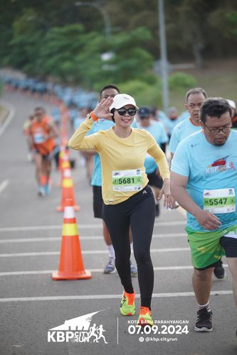 Race photo from KBP City Run 2024
